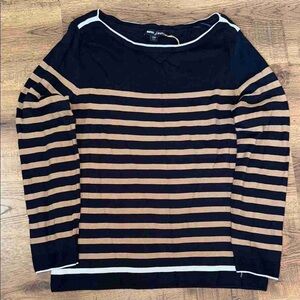 Black and Tan Striped Sweater